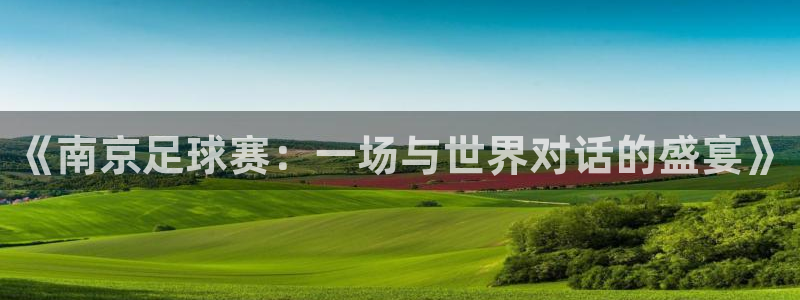 《南京足球赛：一场与世界对话的盛宴》