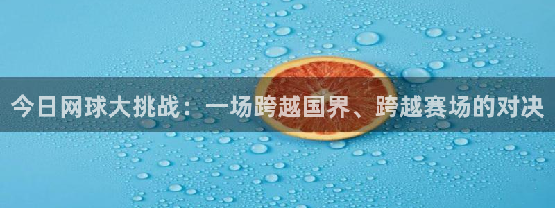 九游体育网址：今日网球大挑战：一场跨越国界、跨越赛场的对决